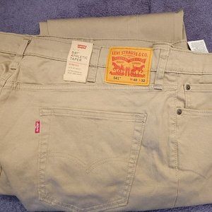 Levi's 541 Athletic Taper Jeans 40 x 32 (Timberwolf tan)